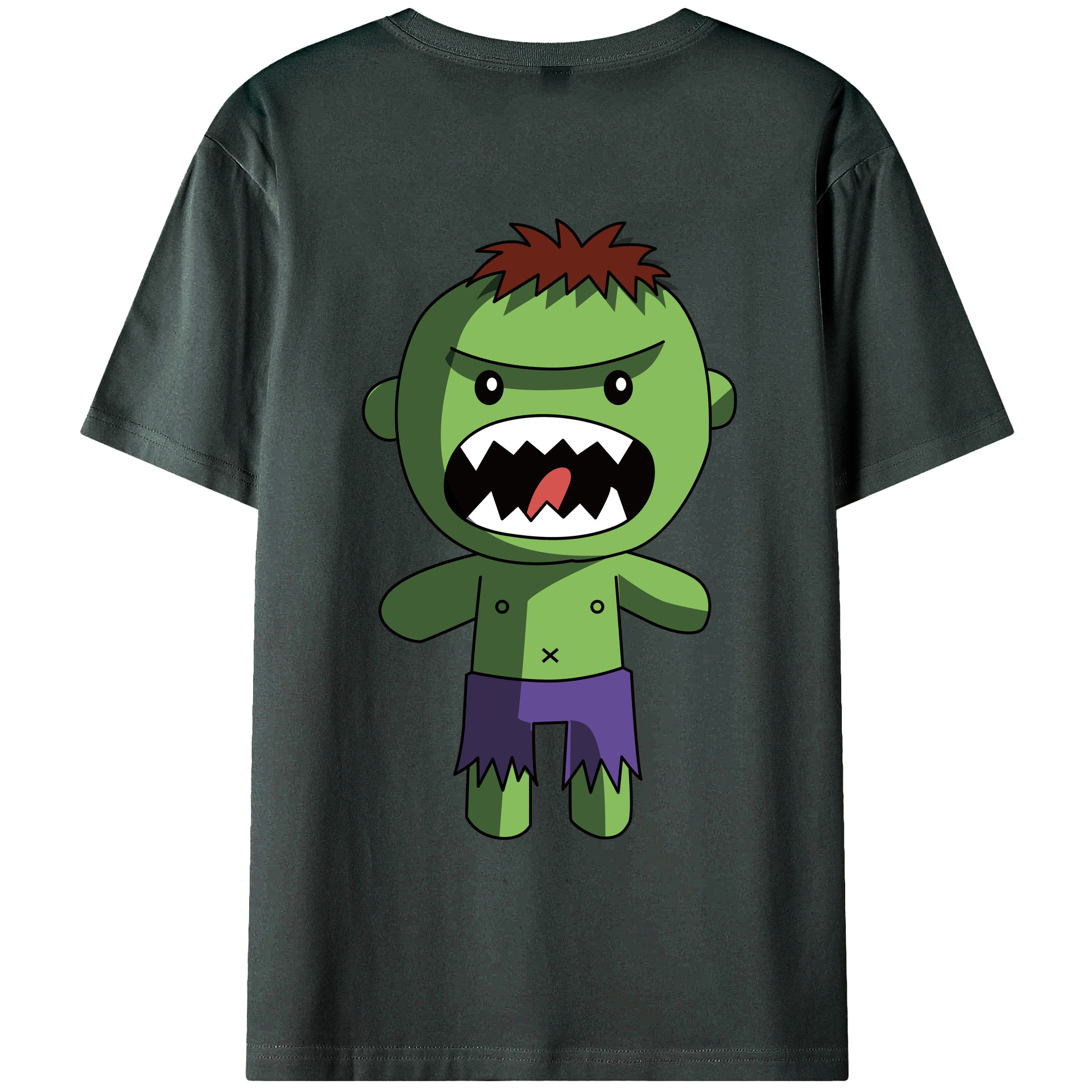 （画像用） アベンジャーズ The Avengers 綿100％ メンズ半袖Tシャツ（バックプリント） 通気性